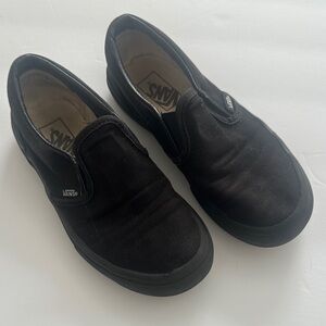 Vans Boy’s Classic Black Slip-On Sneakers